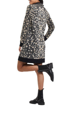 Tribal 4792O -  Dress - Multi - Animal Print - Black - The Coach Pyramids