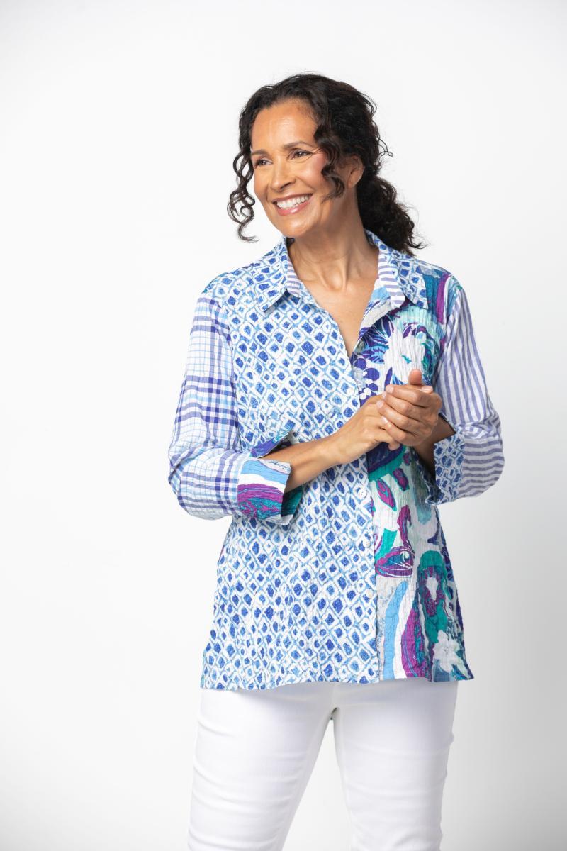 Habitat Spring/Summer 2023- 48923 -Blouse-Royal - The Coach Pyramids