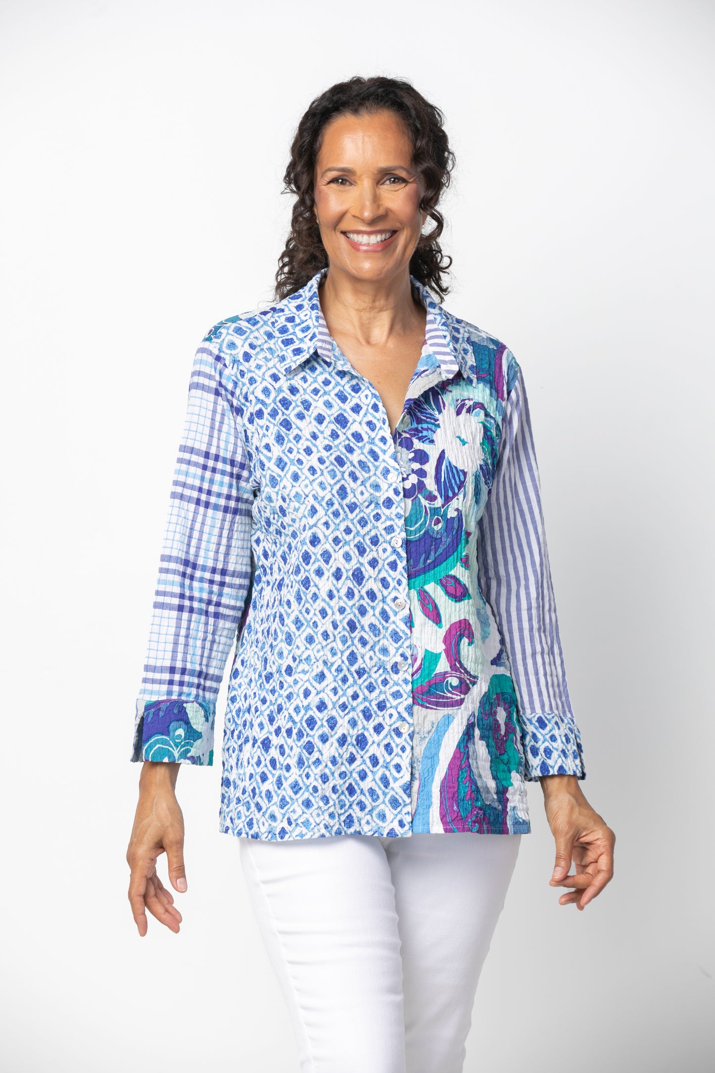 Habitat Spring/Summer 2023- 48923 -Blouse-Royal - The Coach Pyramids