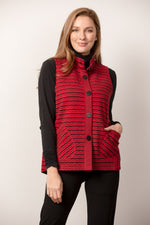 Habitat Fall/Winter 2022 - H51468 -Vest - Garnet - The Coach Pyramids