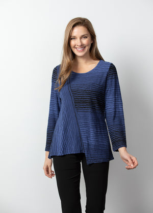 Habitat Fall/Winter 2022 - H87218 - Tunic - Cobalt - The Coach Pyramids