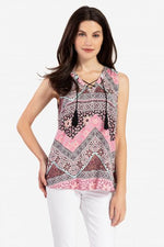 Tribal Sleeveless Blouse w/Eyelets & Ties - 6143O - The Coach Pyramids