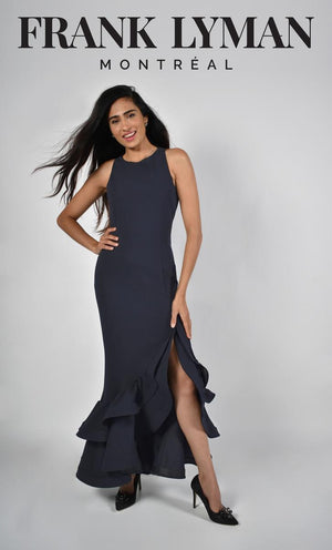 Frank Lyman - Gown - 228174- Available in Black or Midnight (Navy) - The Coach Pyramids