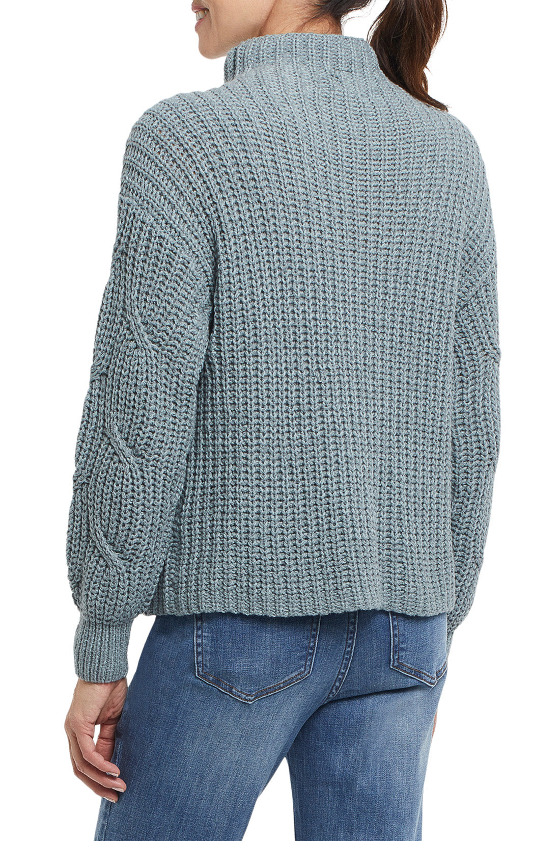 Tribal 7132O - High Neck Sweater - Stormy Sea - The Coach Pyramids