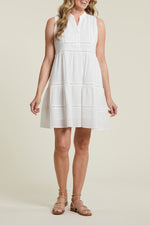 Tribal-7829O-4782- Slvless Dress-White - The Coach Pyramids