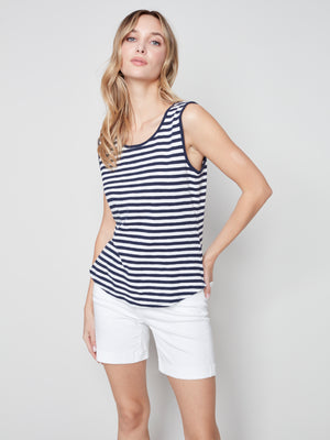 Charlie B Spring/Summer 2023-C1329PK-475B-Cami-Nautical - The Coach Pyramids