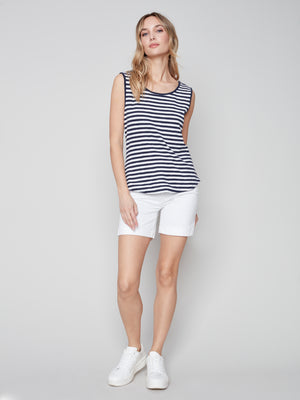 Charlie B Spring/Summer 2023-C1329PK-475B-Cami-Nautical - The Coach Pyramids