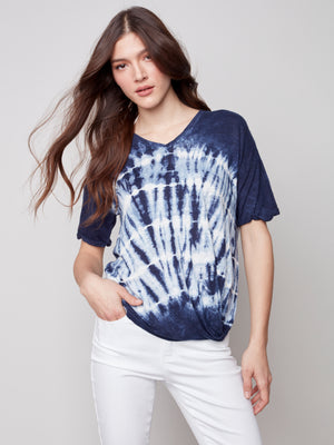 Charlie B Spring/Summer 2023-C1335PK-308B-Top-Navy - The Coach Pyramids