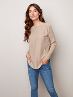 Charlie B - Plushy Knit Sweater - C2170X - The Coach Pyramids