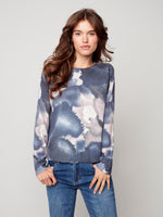 Charlie B - Reversible Printed Sweater - C2268RR - The Coach Pyramids