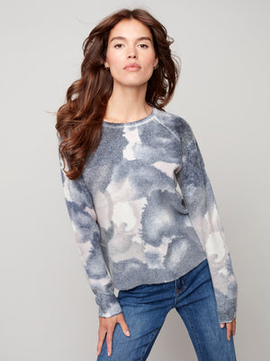 Charlie B - Reversible Printed Sweater - C2268RR - The Coach Pyramids