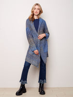 Charlie B - Space Dye Hooded Cardigan - C2269-325B - The Coach Pyramids