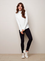 Funnel Neck Sweater - C2273RR - The Coach Pyramids