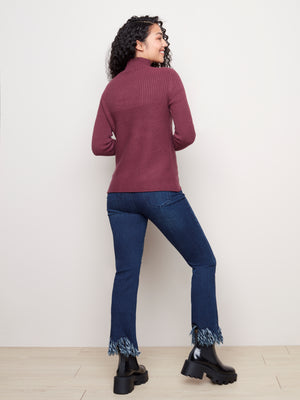 Funnel Neck Sweater - C2273RR - The Coach Pyramids