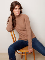 Funnel Neck Sweater - C2273RR - The Coach Pyramids