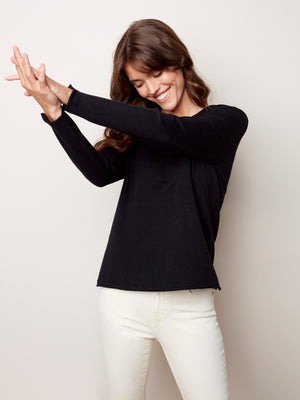 V Neck Basic Sweater - C2279X - The Coach Pyramids