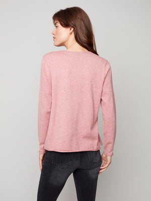 V-Neck Basic Sweater - C2279X - The Coach Pyramids