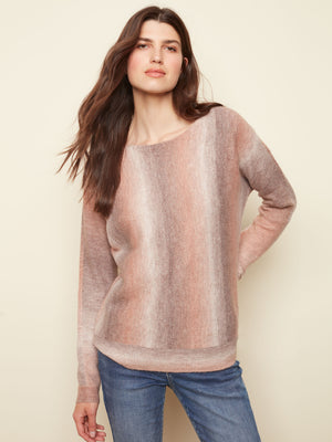 Ombre Space Dye Dolman Sweater - C2313R - The Coach Pyramids