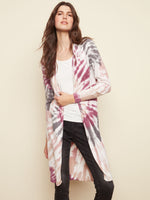 Tie Dye Plush Long Cardigan - C2358 - The Coach Pyramids