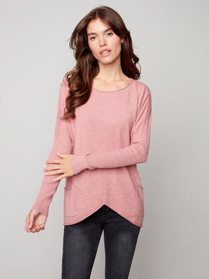 Plushy Knit Sweater - C2385R - The Coach Pyramids