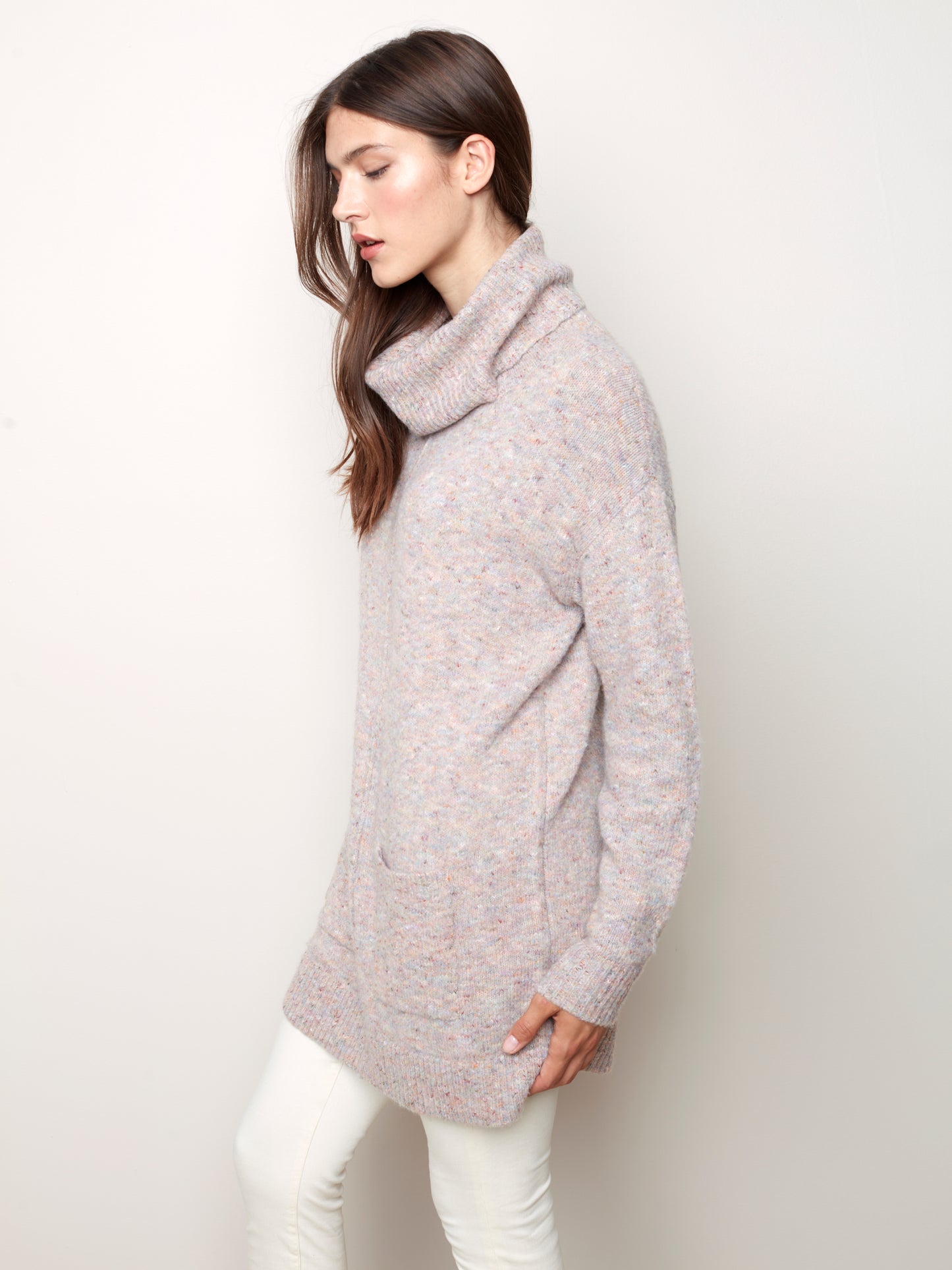 Ombre Cowl Neck Sweater - C2431 - The Coach Pyramids