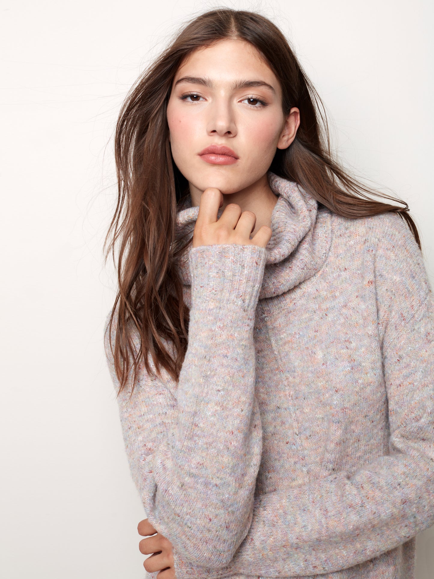Ombre Cowl Neck Sweater - C2431 - The Coach Pyramids