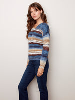 V-Neck Pull Over Sweater - C2479 - The Coach Pyramids