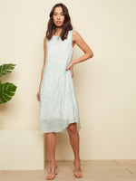 Charlie B Spring/Summer 2022- Printed Voile Trapese Dress - C3079 - Mint - The Coach Pyramids