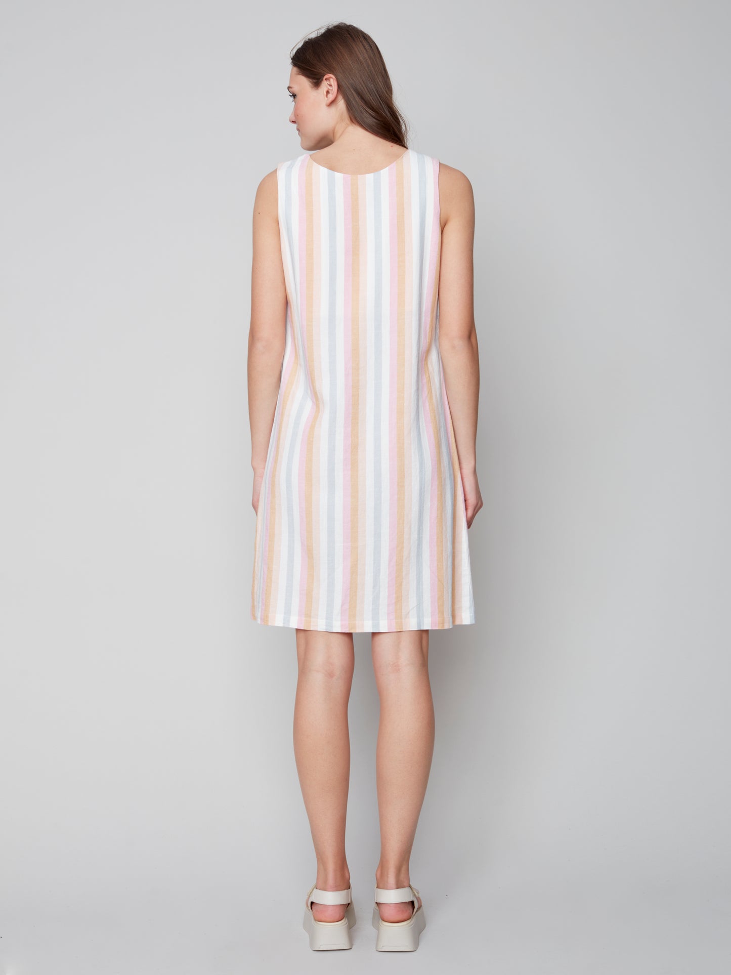 Charlie B Spring/Summer 2023-C3109RR-553B-Dress-Banana - The Coach Pyramids