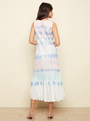 Charlie B Spring/Summer 2022- Printed Voile Trapese Dress - C3113 - Crystal - The Coach Pyramids
