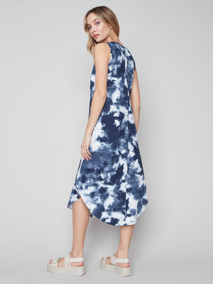 Charlie B Spring/Summer 2023 -C3125PR-251B-Dress-Navy - The Coach Pyramids