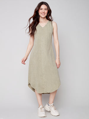 Charlie B Spring/Summer 2023-C3125S-251B-Dress-Celadon - The Coach Pyramids