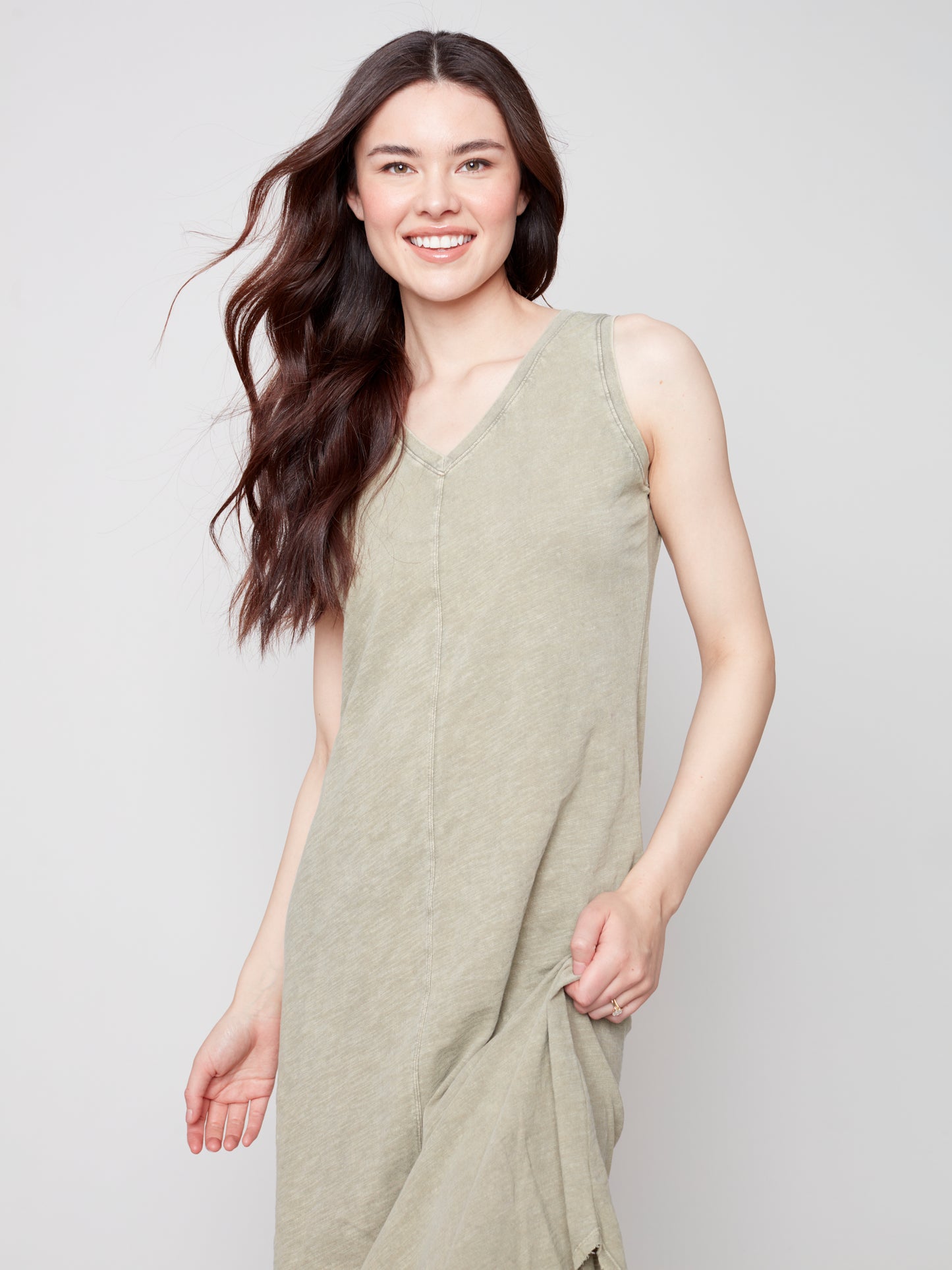 
                  
                    Charlie B Spring/Summer 2023-O3125-251B-Dress-Celadon - The Coach Pyramids
                  
                