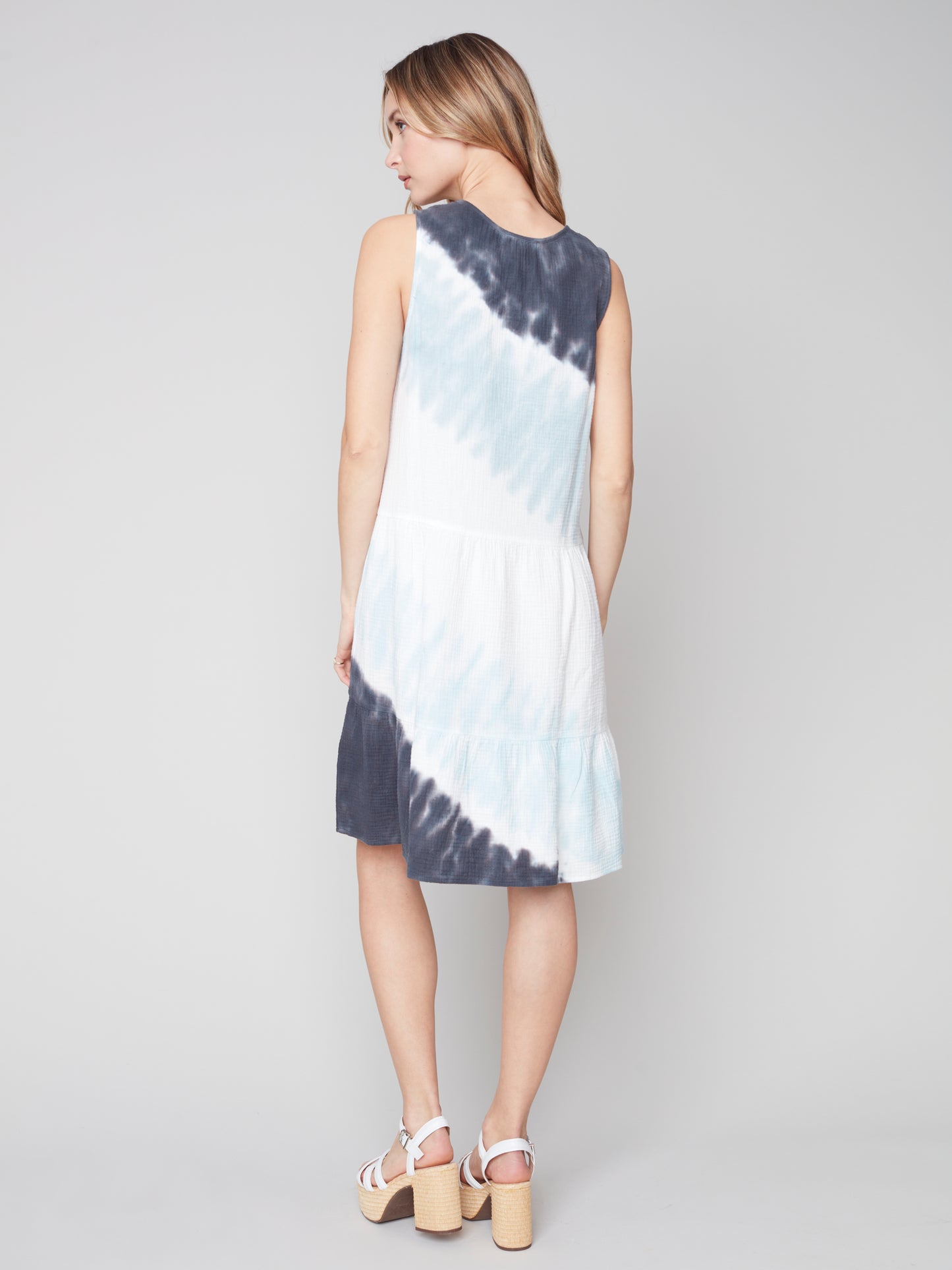 Charlie B Spring/Summer 2023-C3132RT-050C-Dress-Azul - The Coach Pyramids