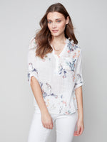 Charlie B Spring/Summer 2023-C4188ZD-274C-Blouse-Bouquet - The Coach Pyramids