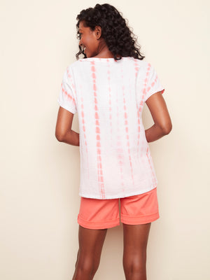 Charlie B Spring/Summer 2022 - Bubble Gauze Top - Cotton Candy - C4446P - The Coach Pyramids