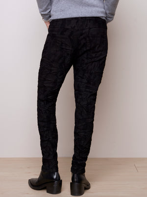 Printed Suede Crinkle Pull On Pant - C5226R - The Coach Pyramids