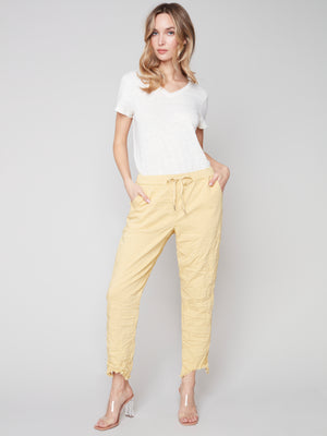 Charlie B Spring/Summer 2023-C5322-577B-Pant-Banana - The Coach Pyramids