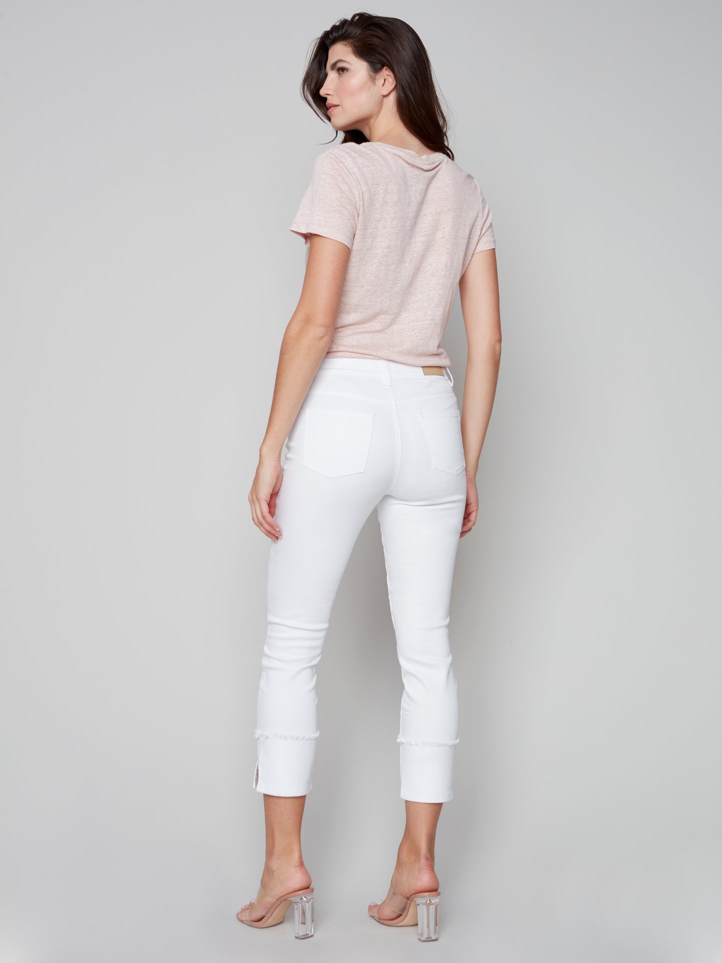 Charlie B Spring/Summer 2023 -C5336-615A-Pant-White - The Coach Pyramids