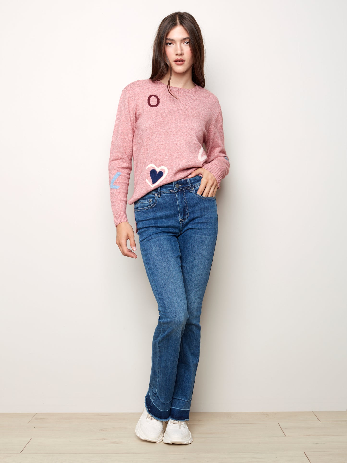 Solid Denim Flare Jean - C5368 - The Coach Pyramids