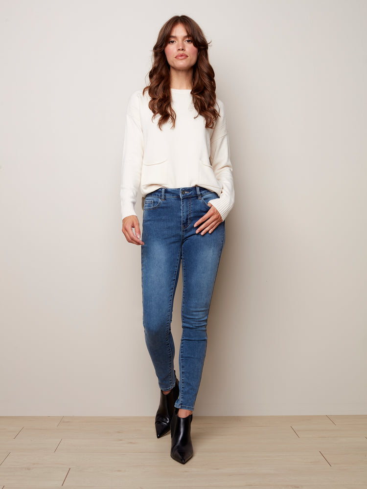 Stretch Denim Jeans - C5370 - The Coach Pyramids