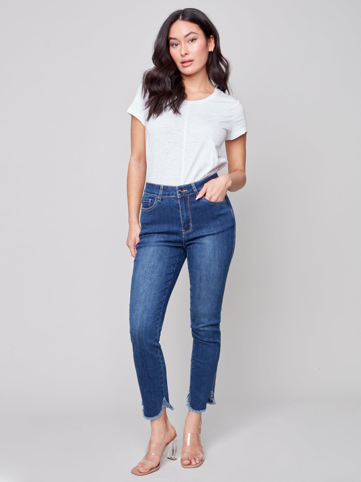 Charlie B Spring/Summer 2023-C5405-431A-Denim Jean-Indigo - The Coach Pyramids