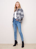 Reversible Plaid Jacket - C6185R - The Coach Pyramids