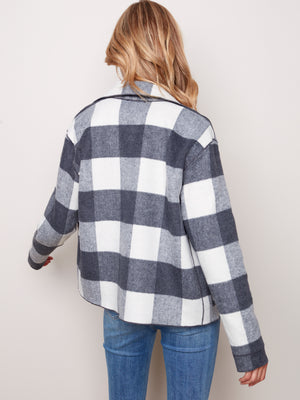 Reversible Plaid Jacket - C6185R - The Coach Pyramids