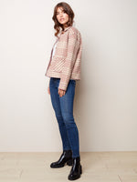 Reversible Plaid Jacket - C6185R - The Coach Pyramids