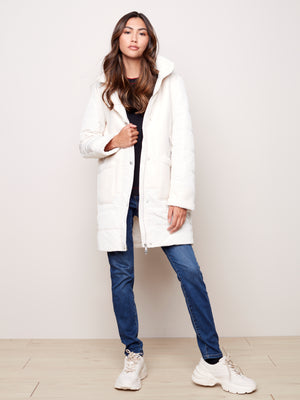 Sherpa Puffer Coat - C6222 - The Coach Pyramids