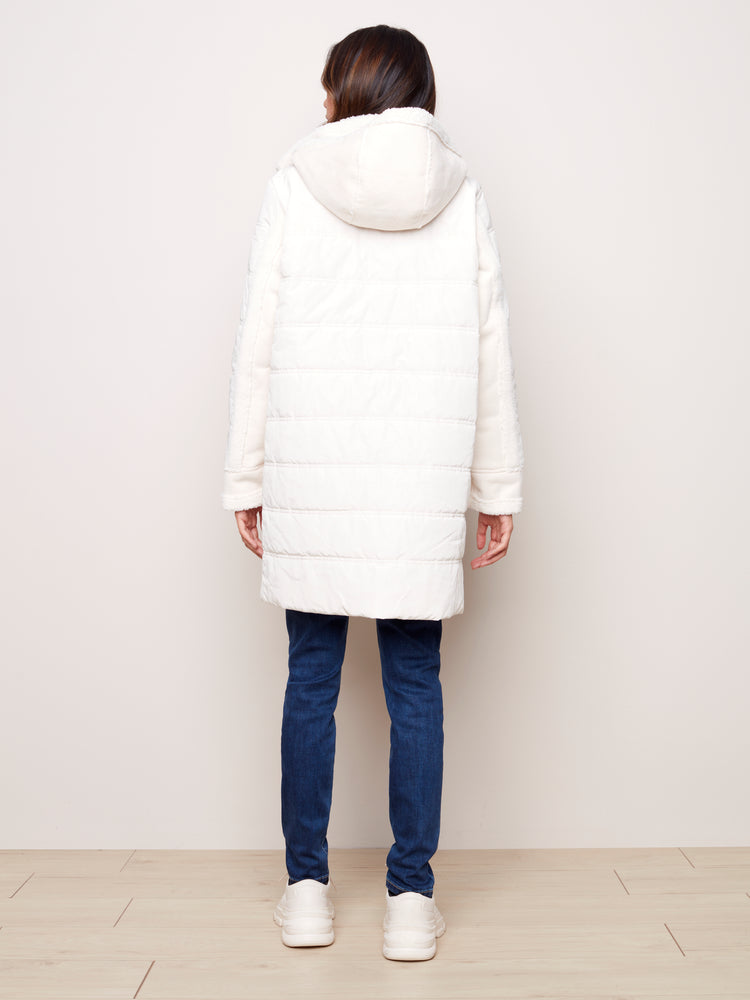 Sherpa Puffer Coat - C6222 - The Coach Pyramids