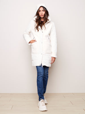 Sherpa Puffer Coat - C6222 - The Coach Pyramids