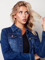 Stretch Denim Jacket - C6302S - The Coach Pyramids