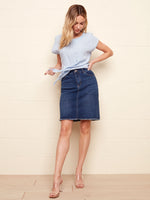 Charlie B Spring/Summer 2022 - Denim Skort - Indigo - C7042R - The Coach Pyramids